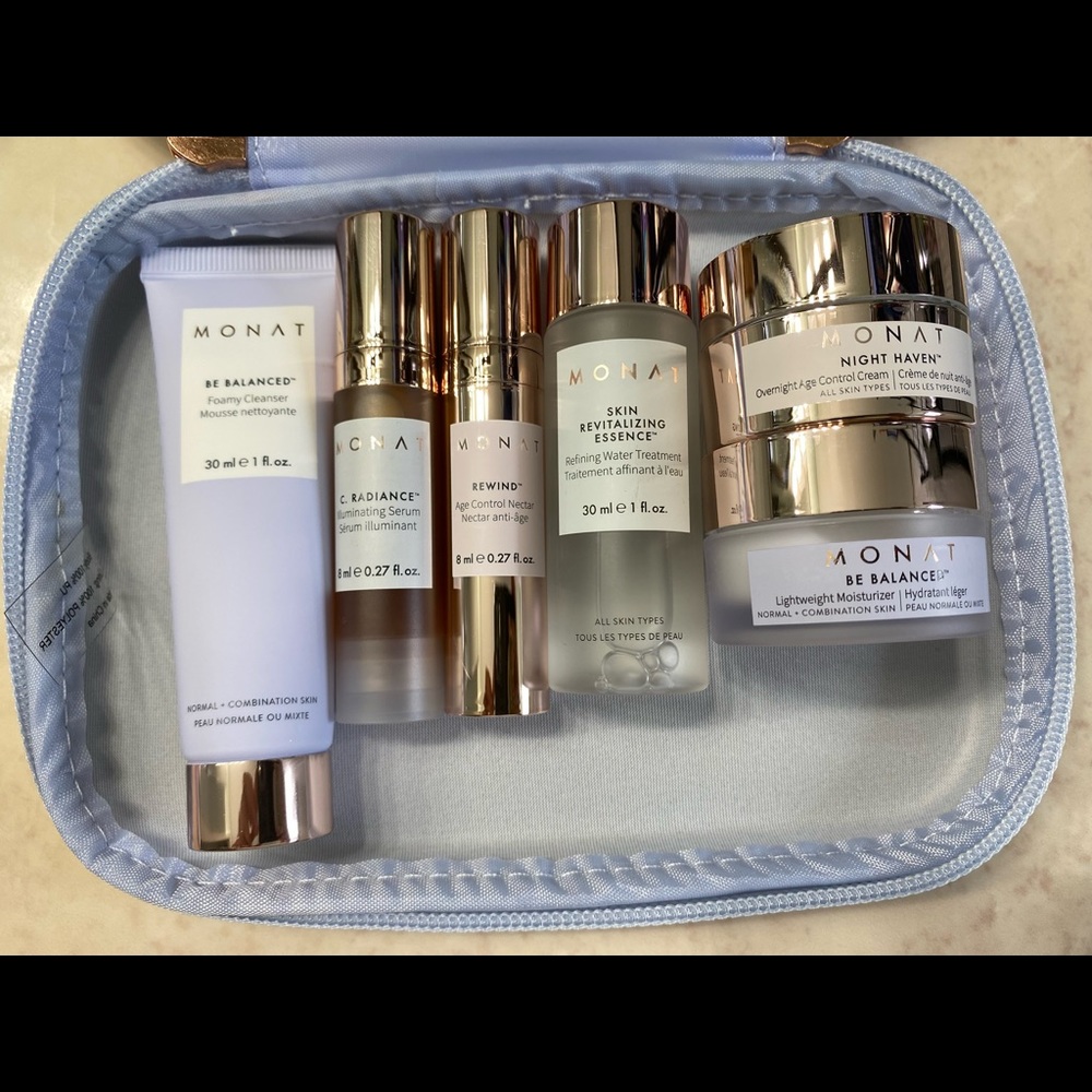 **SOLD**Monat Travel size Skin Care